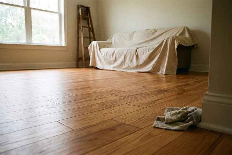 living room oak floor (sample photo)